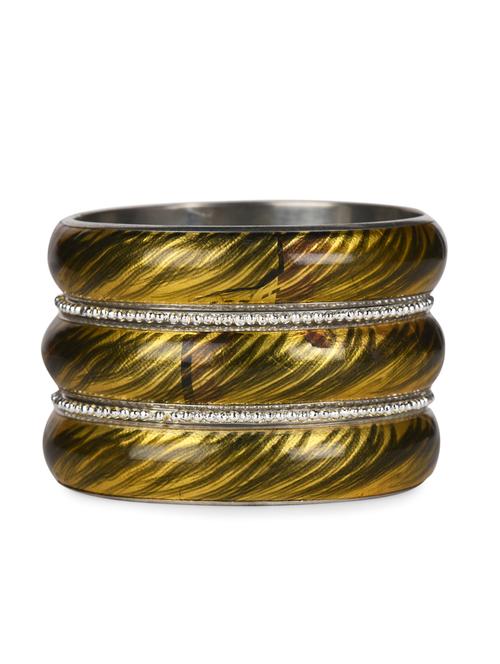 printed silver plated bangle - 1046997 - Very Small Image - 1