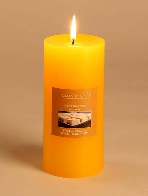 lemon bar  scented  pillar candle - 1052521 - Very Small Image - 1
