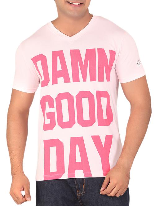 light pink cotton tshirt - 10561268 - Very Small Image - 1