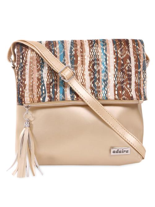 printed flap sling bag - 1057613 - Very Small Image - 1