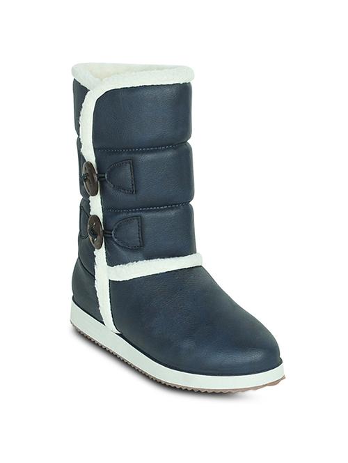 blue suede calf  boot - 10588951 - Very Small Image - 1