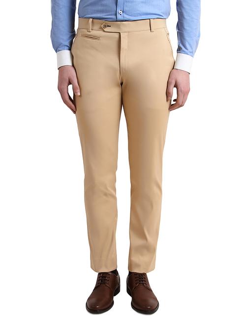 beige cotton chinos - 10598805 - Very Small Image - 1