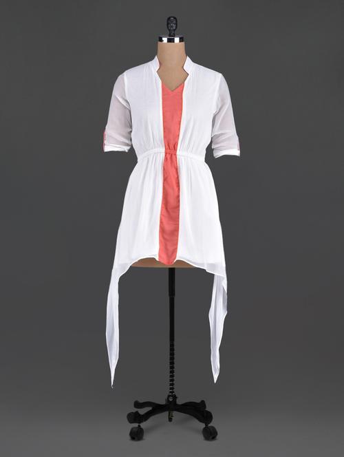 White Asymmetric Dress - 1060809 - Very Small Image - 1