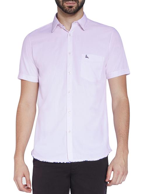 violet polyester blend casual shirt - 10610736 - Very Small Image - 1