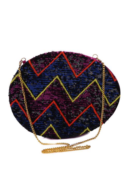 multicolour georgette clutch - 10642492 - Very Small Image - 1