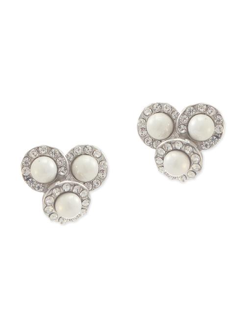 white metal alloy earring - 10649604 - Very Small Image - 1