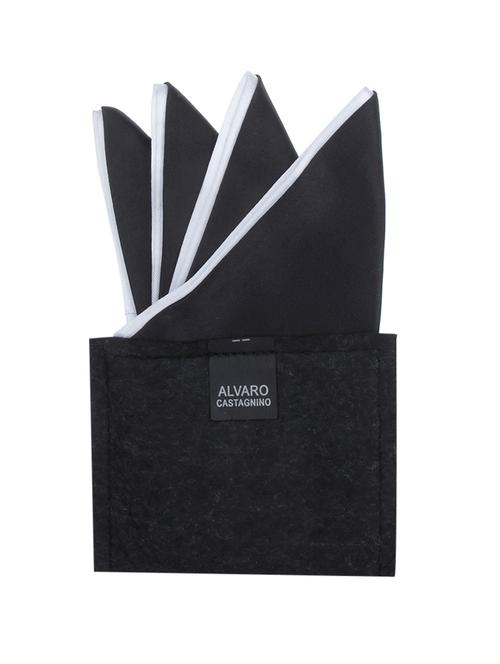 black polyester pocket square - 10682898 - Very Small Image - 1
