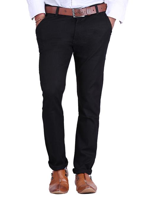 stretchable regular fit chinos - 10685858 - Very Small Image - 1