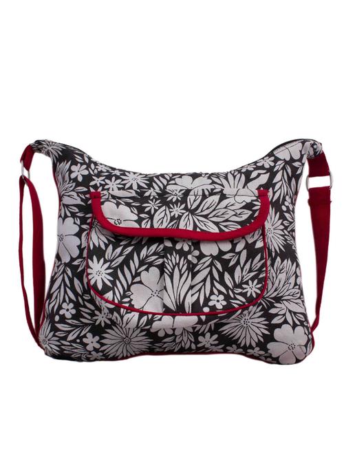 black canvas sling bag - 10701205 - Very Small Image - 1