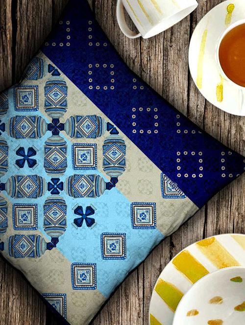 tungs10 bandhani cushion cover - 10744632 - Very Small Image - 1