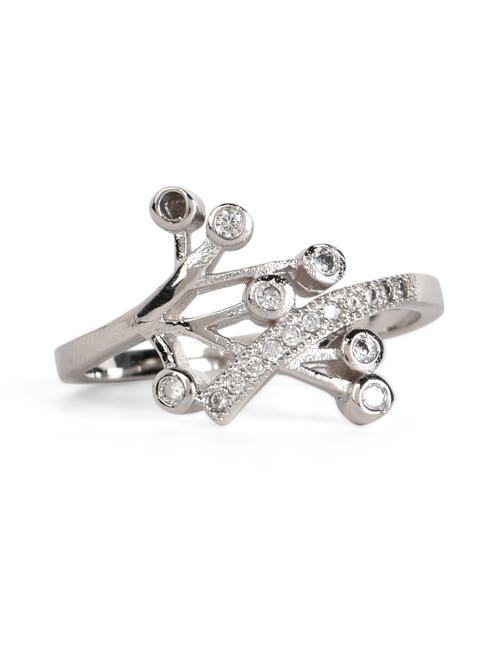 crystal leaf inspired ring - 1075100 - Very Small Image - 1