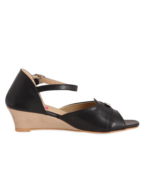 black peep toes leatherette wedges - 1079252 - Very Small Image - 1