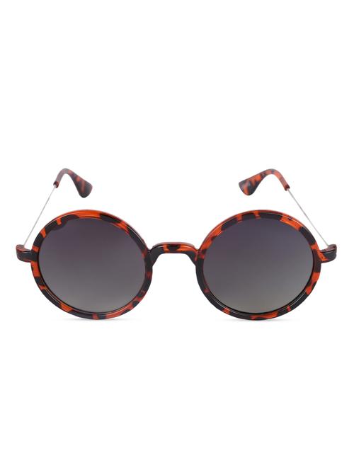 black uv protected polycarbonate round sunglasses - 1079618 - Very Small Image - 1