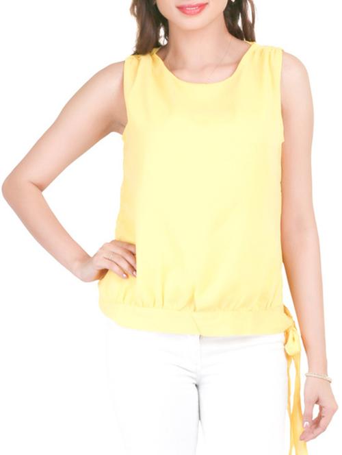 yellow chiffon top - 10813389 - Very Small Image - 1