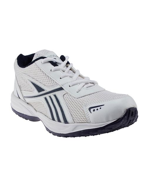 white leatherette sport shoes - 10820738 - Very Small Image - 1