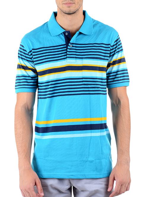 turquoise cotton tshirt - 10821479 - Very Small Image - 1