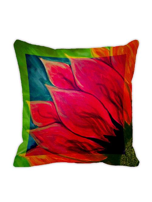 Leaf Designs Fuchsia Flora Cushion Cover - 10825686 - Very Small Image - 1