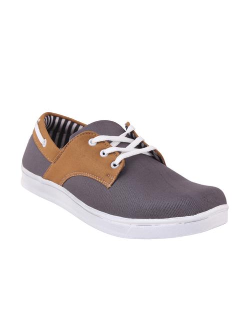 grey canvas sneakers - 10830091 - Very Small Image - 1