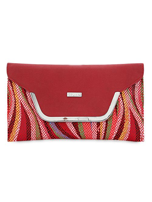 Printed Leatherette Clutch - 1085335 - Very Small Image - 1
