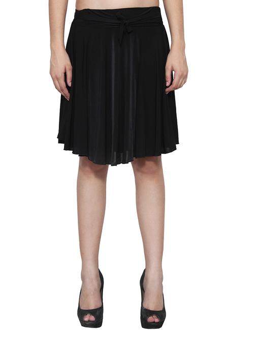 black viscose skirts - 10874862 - Very Small Image - 1