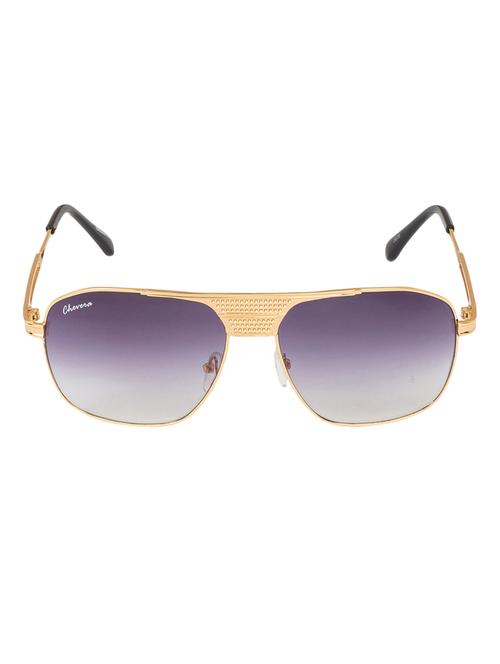 chevera bold golden aviator sunglasses - 10923804 - Very Small Image - 1