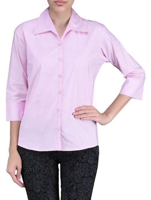 plain solid pink shirt - 1095825 - Very Small Image - 1