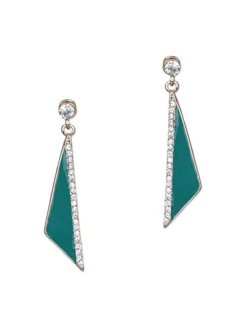 green enameled earrings - 1103295 - Very Small Image - 1