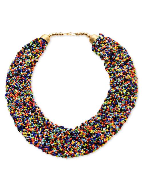 multi colored beads necklace - 11057404 - Very Small Image - 1