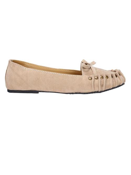 beige suede moccasins - 11062402 - Very Small Image - 1