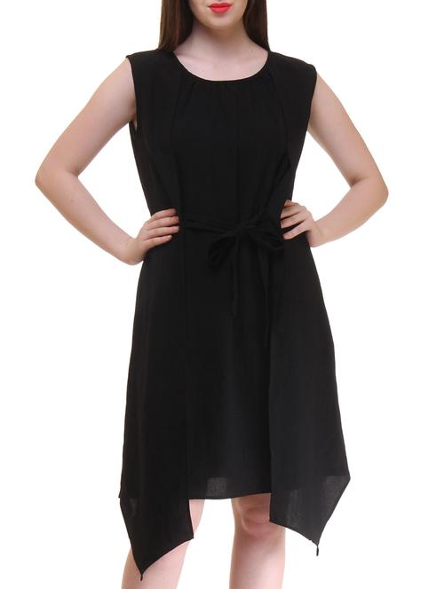 black polyester dress - 11065355 - Very Small Image - 1