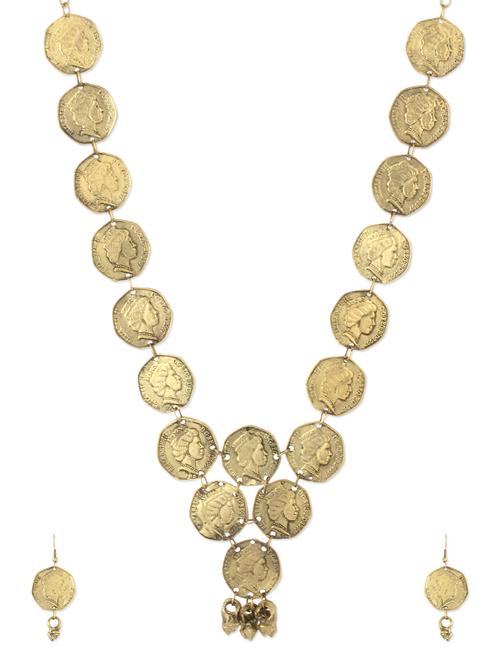 gold metal alloy necklace - 11090032 - Very Small Image - 1