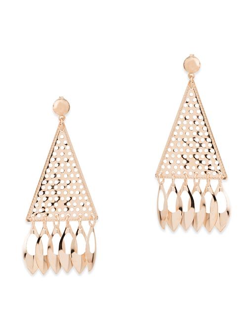 gold metal earring - 11102499 - Very Small Image - 1