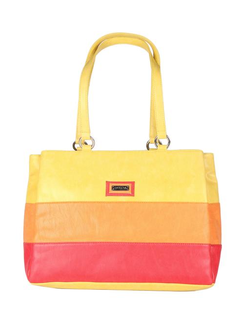 multi colored leatherette handbag - 11104011 - Very Small Image - 1