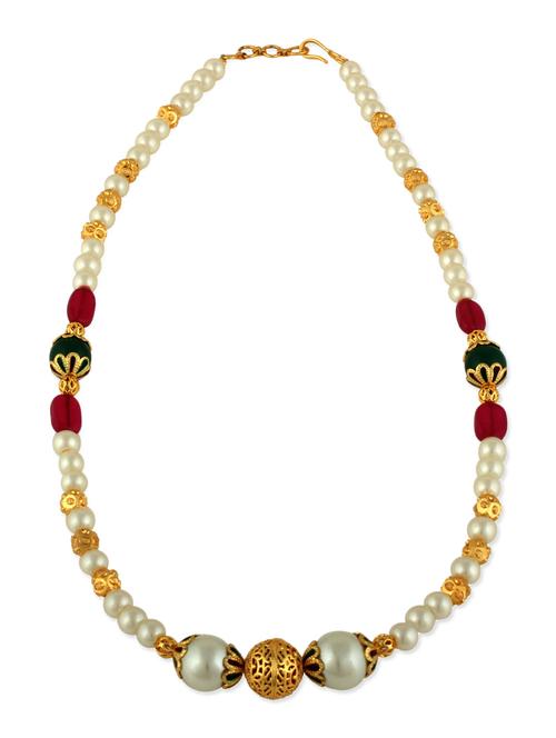 multi colored plastic short necklace - 11114630 - Very Small Image - 1