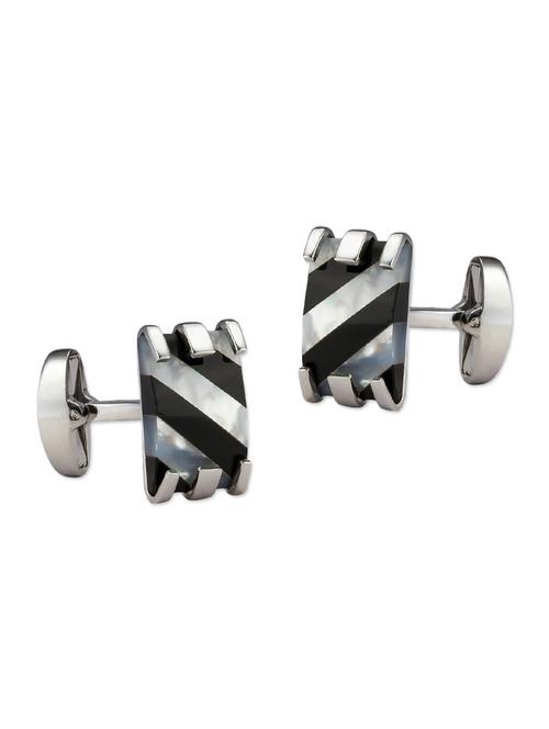 Black Metal Cufflink - 11270902 - Very Small Image - 1