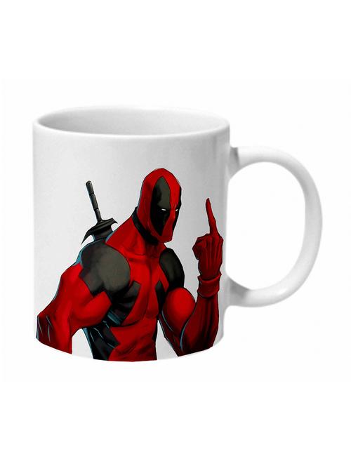 mooch wale deadpool says f u ceramic mug - 11280362 - Standard Image - 0