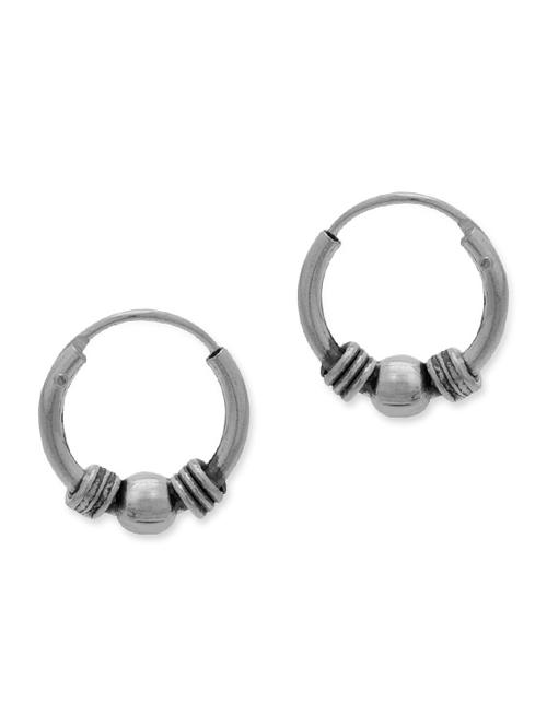 silver hoop earring - 11296562 - Very Small Image - 1