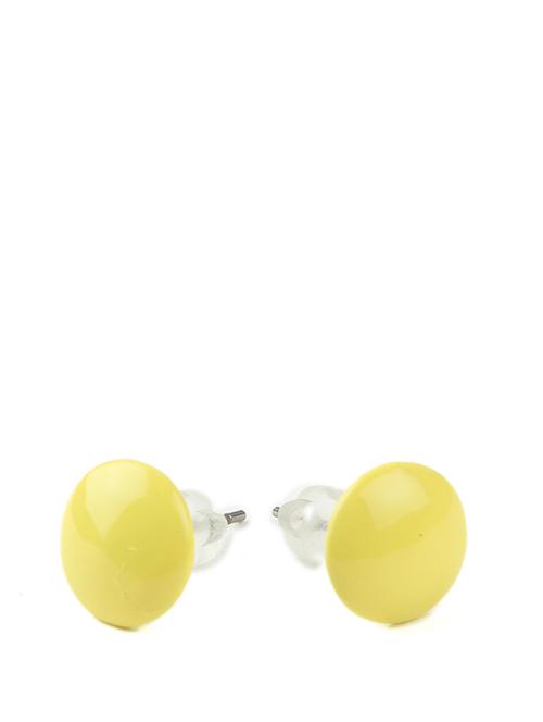 Yellow Stud Earrings - 11423 - Very Small Image - 1