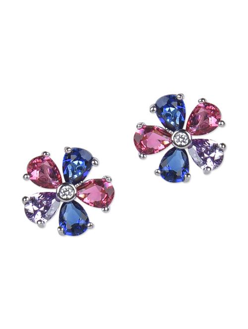 multicolour stone metallic earrings - 1148276 - Very Small Image - 1