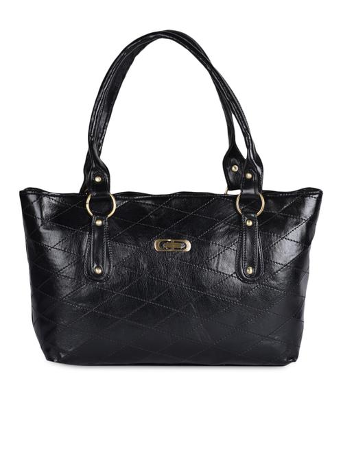 solid black diamond pattern handbag - 1152235 - Very Small Image - 1