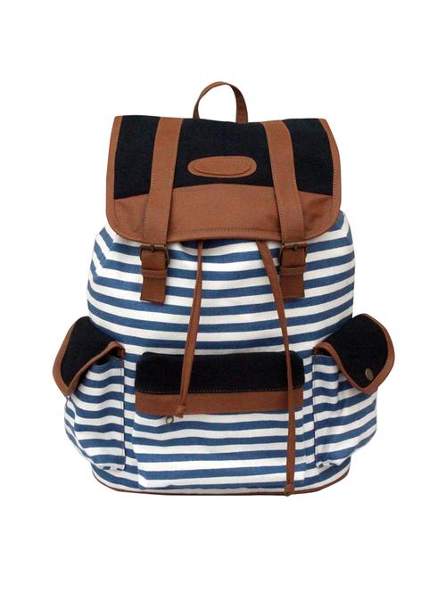 multi color, canvas printed backpack - 11542802 - Very Small Image - 1