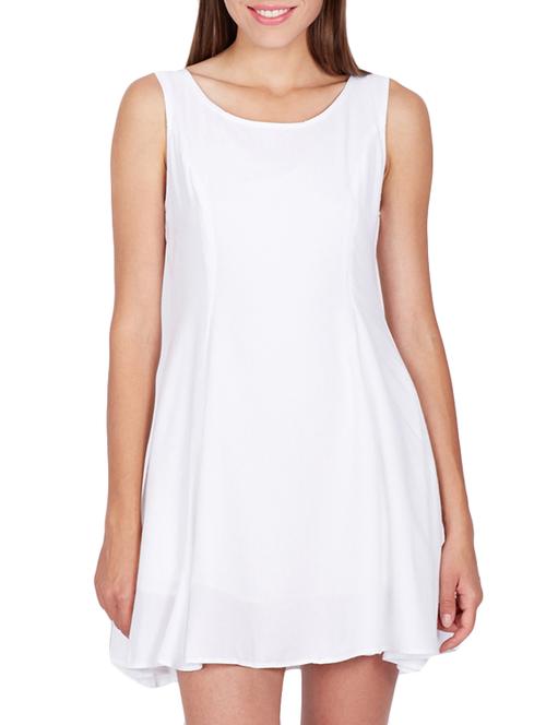 white viscose dress - 11543897 - Very Small Image - 1