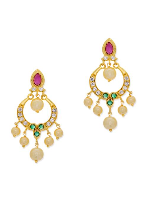 multicolor copper chandballi earring - 11587681 - Very Small Image - 1