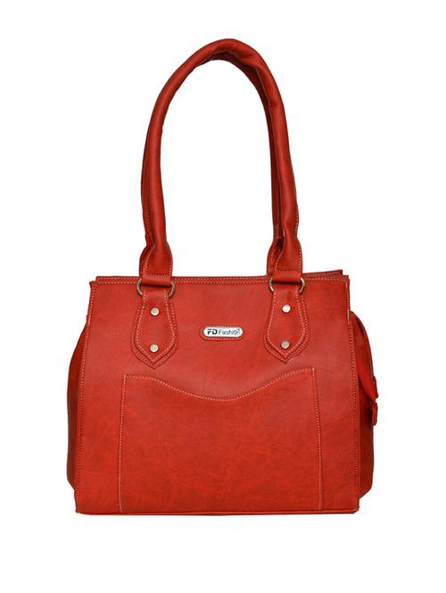 red leatherette handbag - 11663079 - Very Small Image - 1