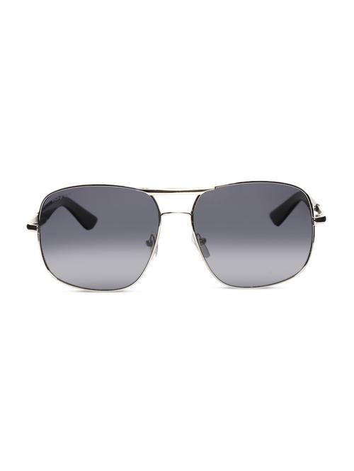 black with silver square frame sunglasses - 1166878 - Very Small Image - 1