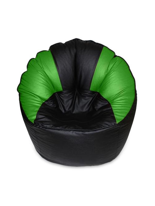 black leatherette bean bag cover - 1167126 - Very Small Image - 1