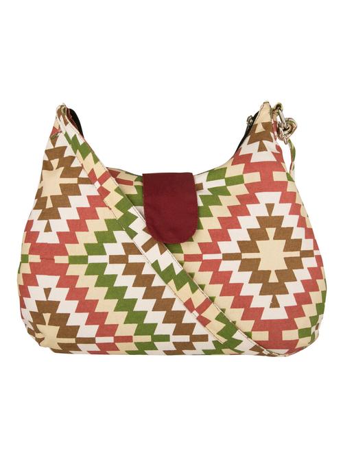 multi colored canvas sling bag - 11734928 - Very Small Image - 1