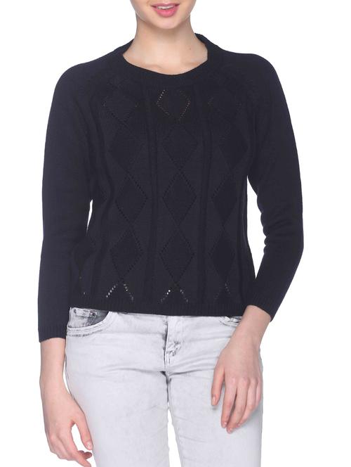 black acrylic pullover - 11741347 - Very Small Image - 1