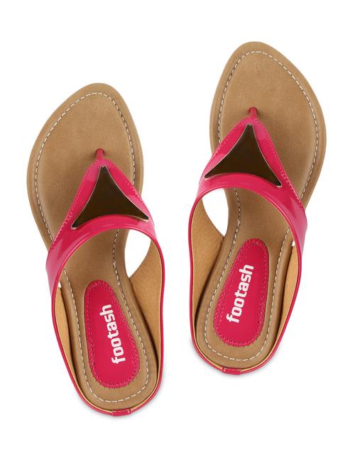 pink embellished faux leather sandals - 1176708 - Very Small Image - 1