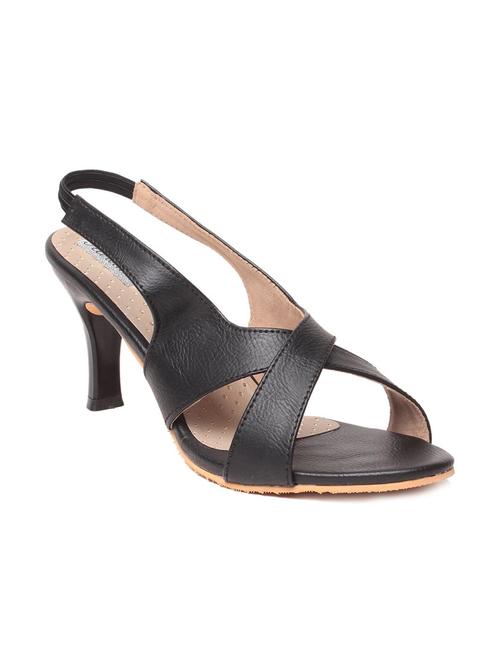 black patent leather ankle strap sandals - 11786088 - Very Small Image - 1